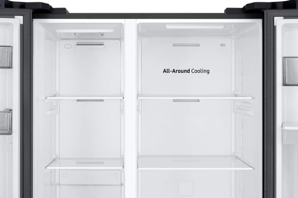 Samsung RS57DG410EB4EU Bespoke AI Series 7 SpaceMax Smart American-Style Fridge Freezer Black