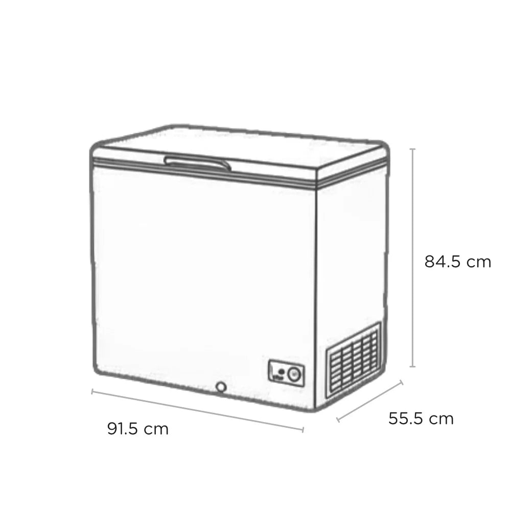 Sensis RFCHT01F196EW 91.5cm Freestanding Chest Freezer White