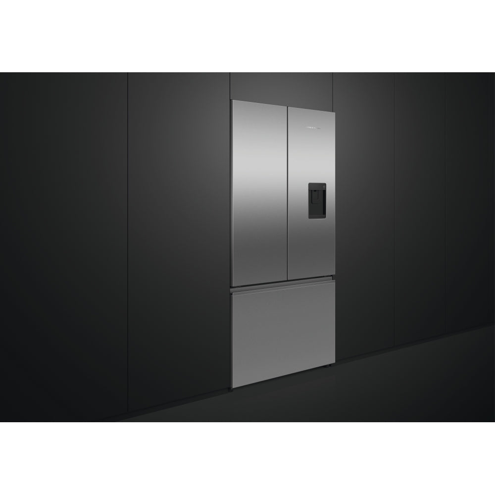 Fisher & Paykel RF505ANUX1 Series 7 Freestanding Plumbed-In American Fridge Freezer - Stainless Steel - E Rated