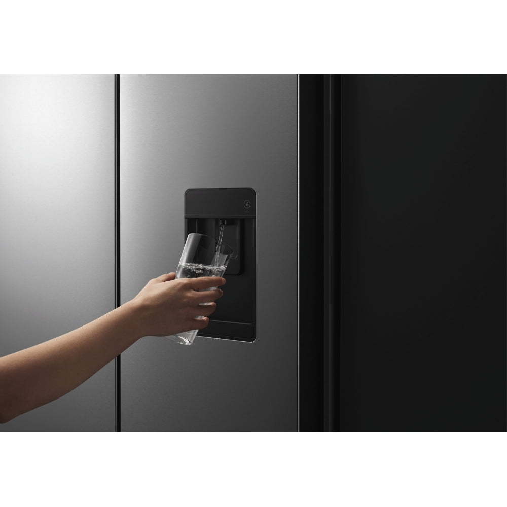 Fisher & Paykel RF505ANUX1 Series 7 Freestanding Plumbed-In American Fridge Freezer - Stainless Steel - E Rated