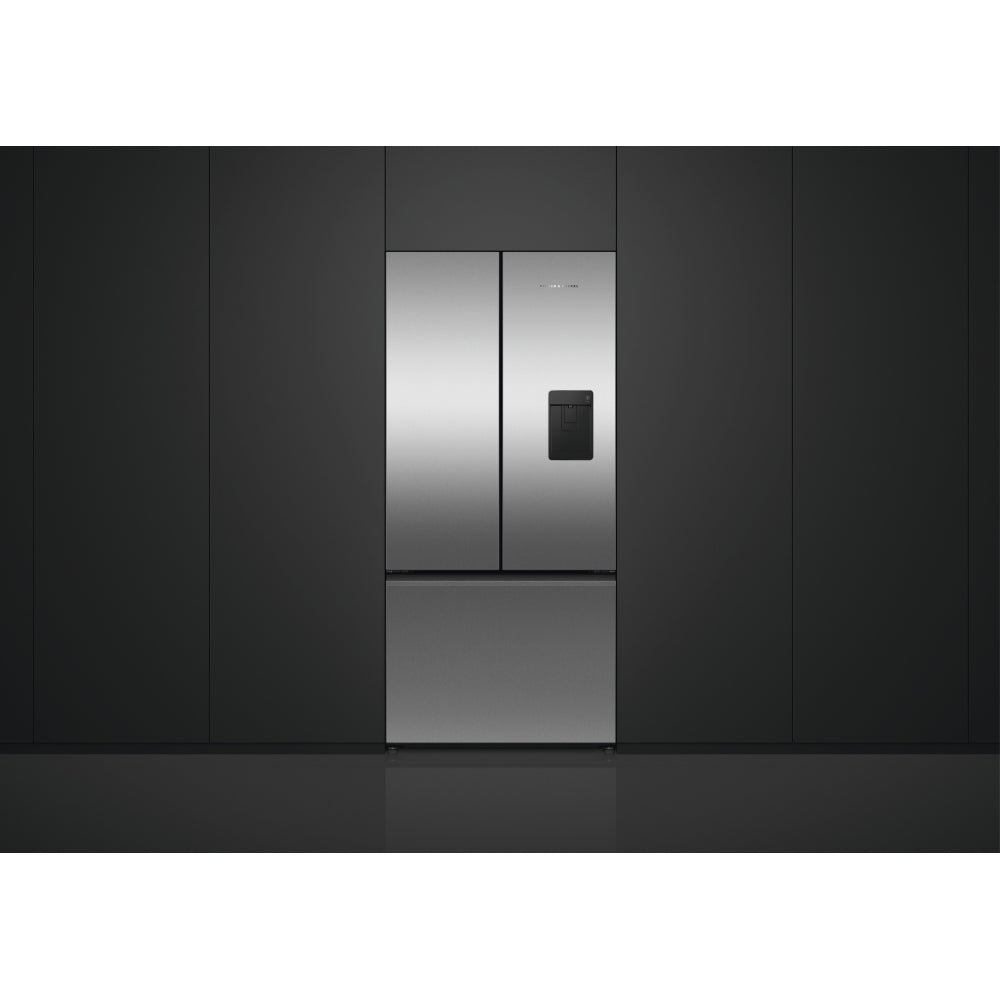 Fisher & Paykel RF505ANUX1 Series 7 Freestanding Plumbed-In American Fridge Freezer - Stainless Steel - E Rated