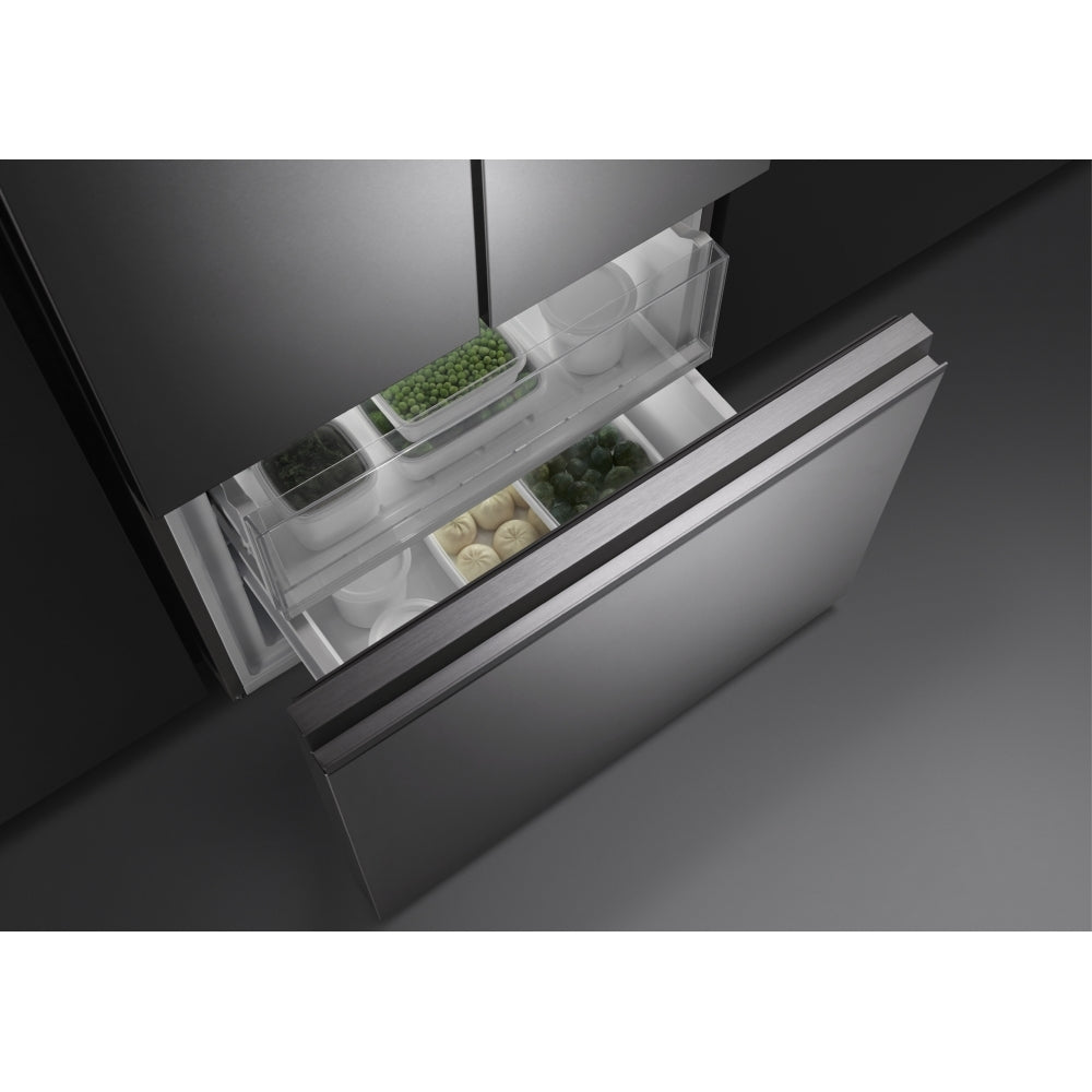 Fisher & Paykel RF505ANUX1 Series 7 Freestanding Plumbed-In American Fridge Freezer - Stainless Steel - E Rated