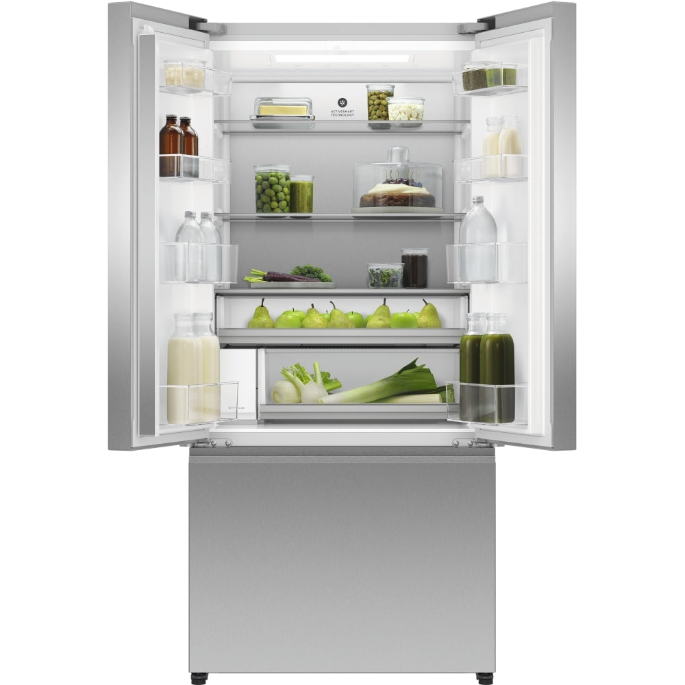 Fisher & Paykel RF505ANUX1 Series 7 Freestanding Plumbed-In American Fridge Freezer - Stainless Steel - E Rated