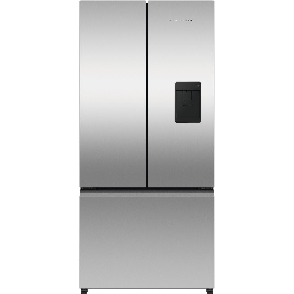 Fisher & Paykel RF505ANUX1 Series 7 Freestanding Plumbed-In American Fridge Freezer - Stainless Steel - E Rated