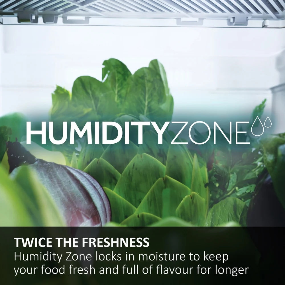 Haier 3D 60 Series 5 HTW5618EWMG Wifi Connected Total No Frost Freestanding Fridge Freezer - Stainless Steel - E Rated