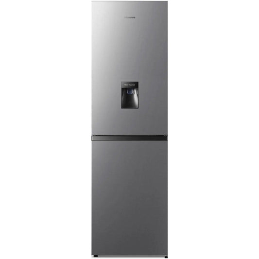 Hisense RB327N4WCE 50/50 Freestanding Non Plumbed Total No Frost Fridge Freezer Inox