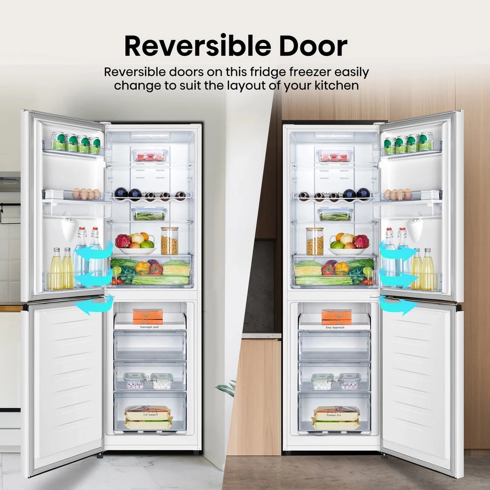 Hisense RB327N4WWE 50/50 Total No Frost Fridge Freezer White - E Rated