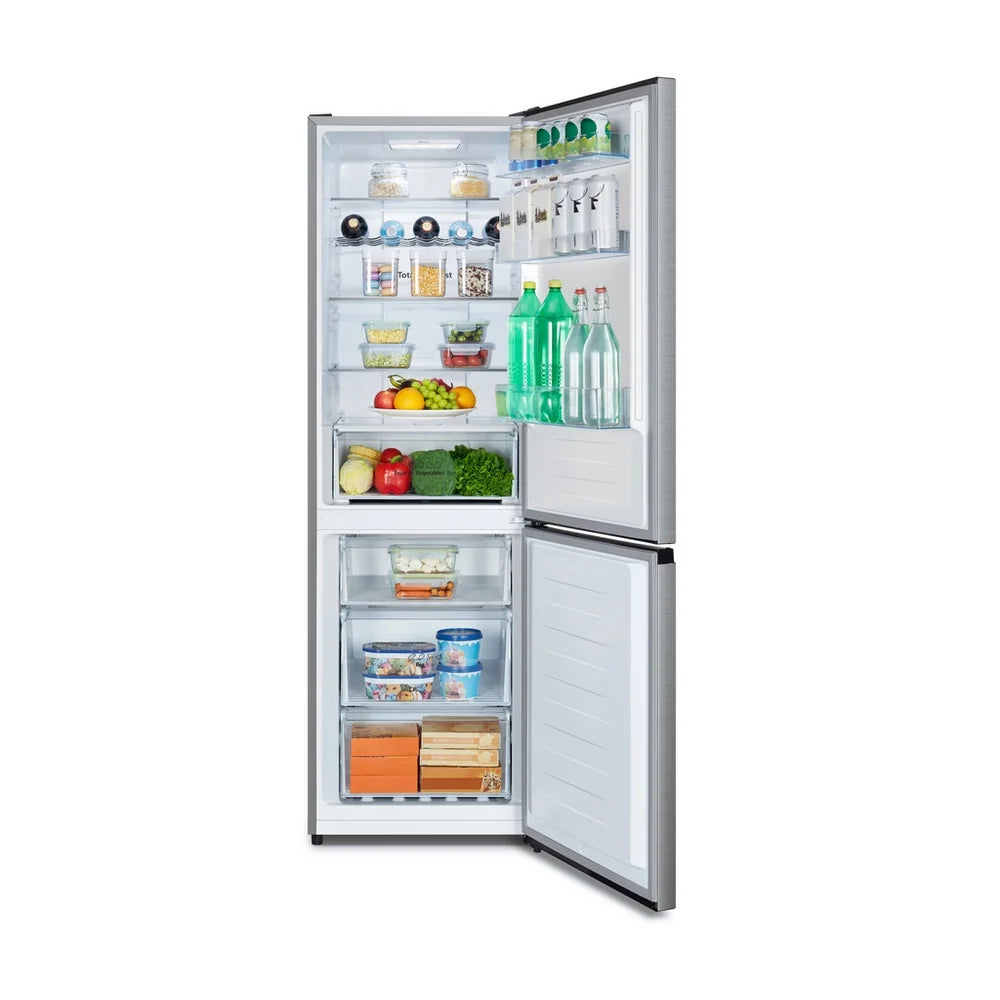 Hisense RB395N4BCE 60/40 Total No Frost Fridge Freezer Stainless Steel - E Rated
