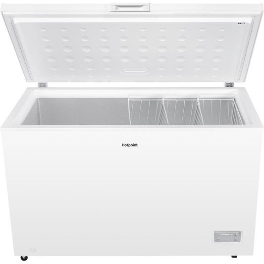 Hotpoint HPCF3714UK Low Frost Chest Freezer with Freezer Protect and Electronic Control White