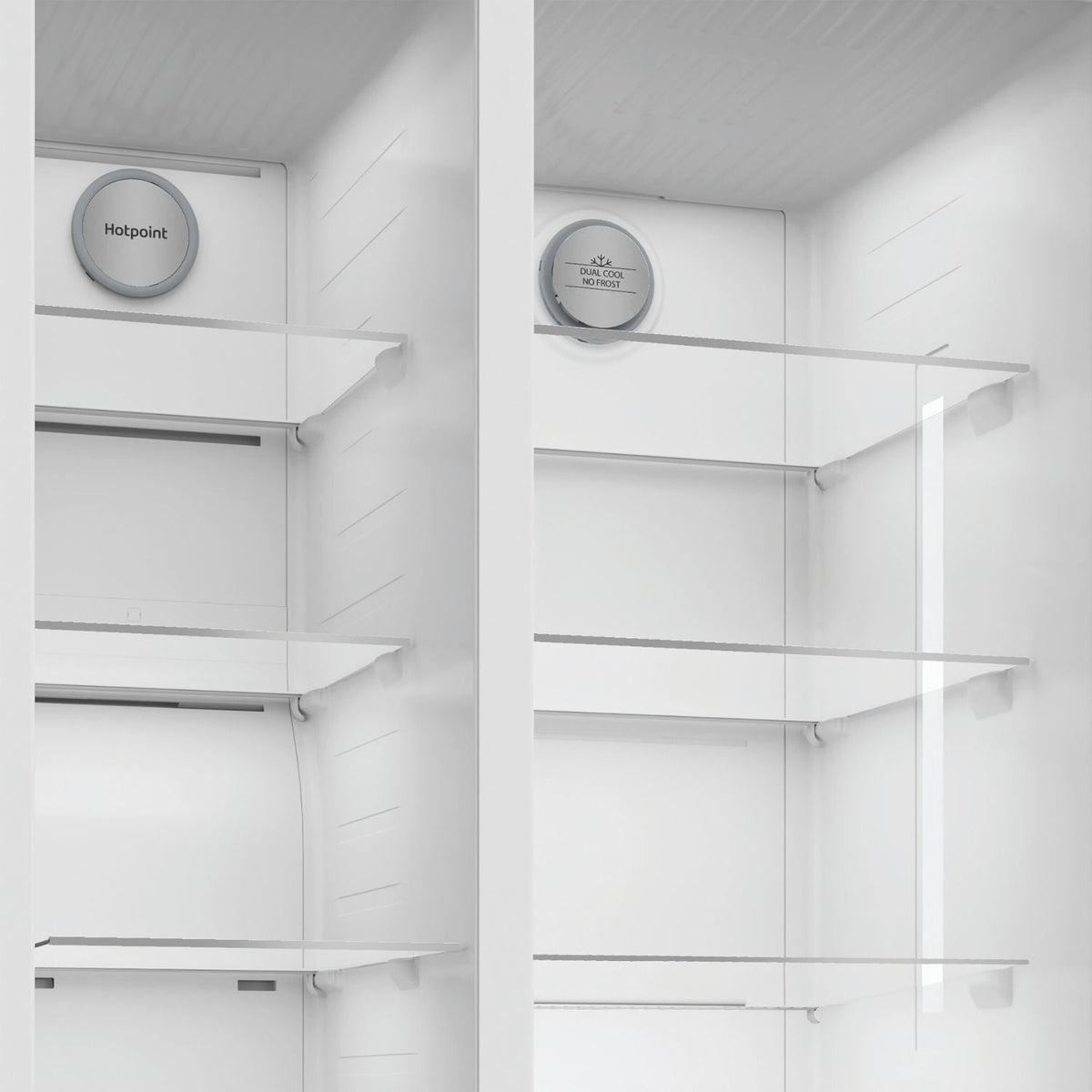 Hotpoint HPG26583WXP4UK Dual No Frost American Fridge Freezer Stainless Steel