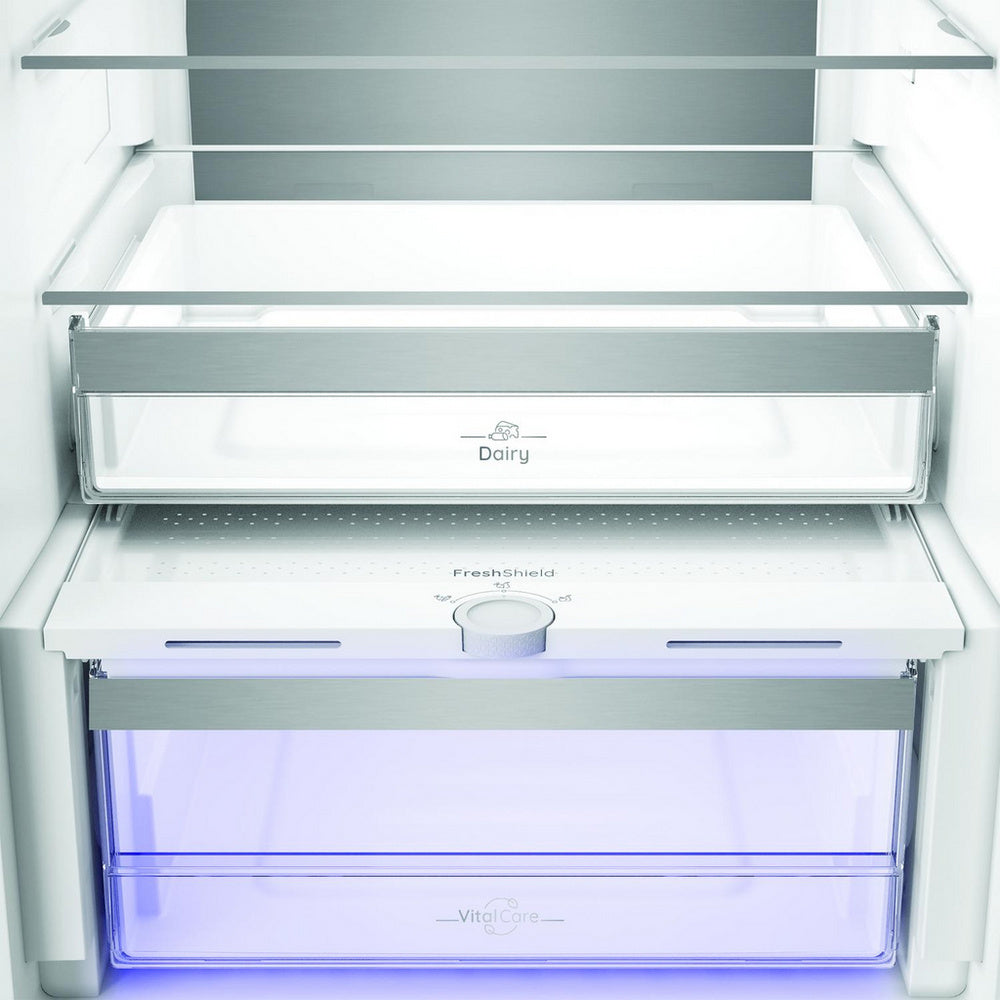 Hotpoint HPK26413XR6UKE Dual No Frost 70/30 Freestanding Fridge Freezer with VitalCare Black Steel