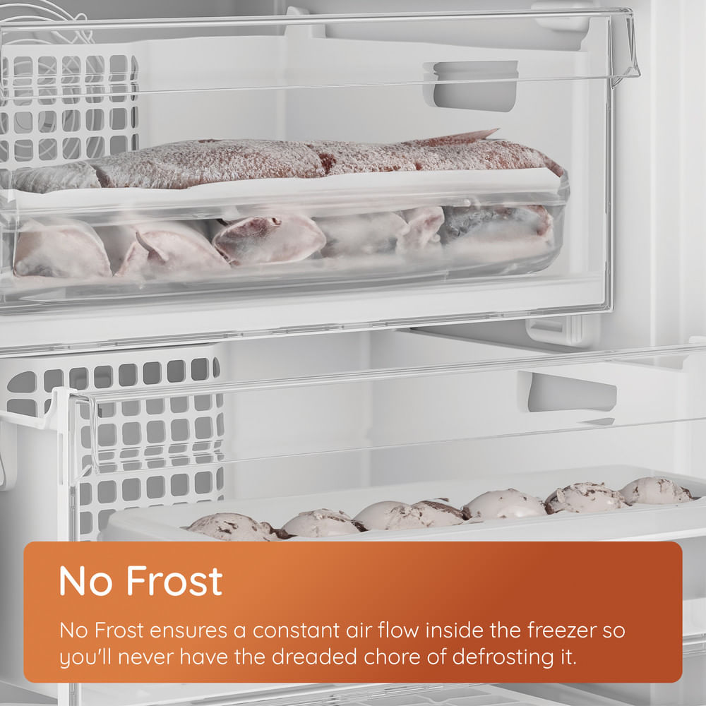 Hotpoint HPKH 1261W S4UK Freestanding No Frost 50/50 Fridge Freezer with Water Dispenser Silver HPKH1261WS4UK