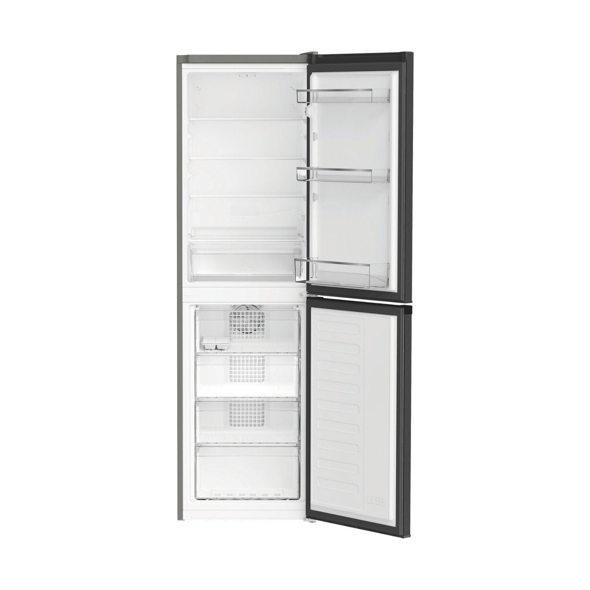 Hotpoint HPKH1261XBR4UK Freestanding No Frost Fridge Freezer Dark Grey