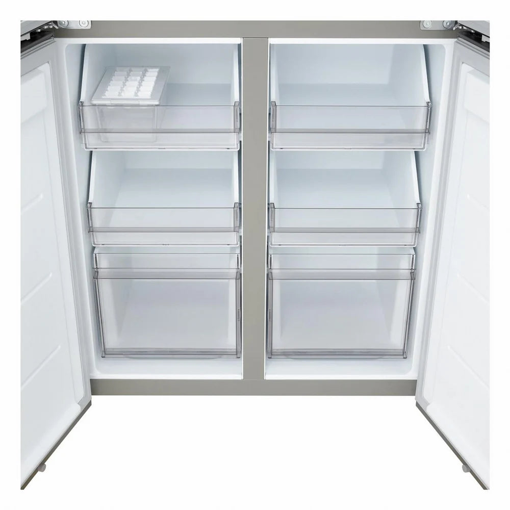 LG GMBS30SEPY Wifi Connected Non-Plumbed Frost Free Multi-door American Fridge Freezer Silver - E Rated