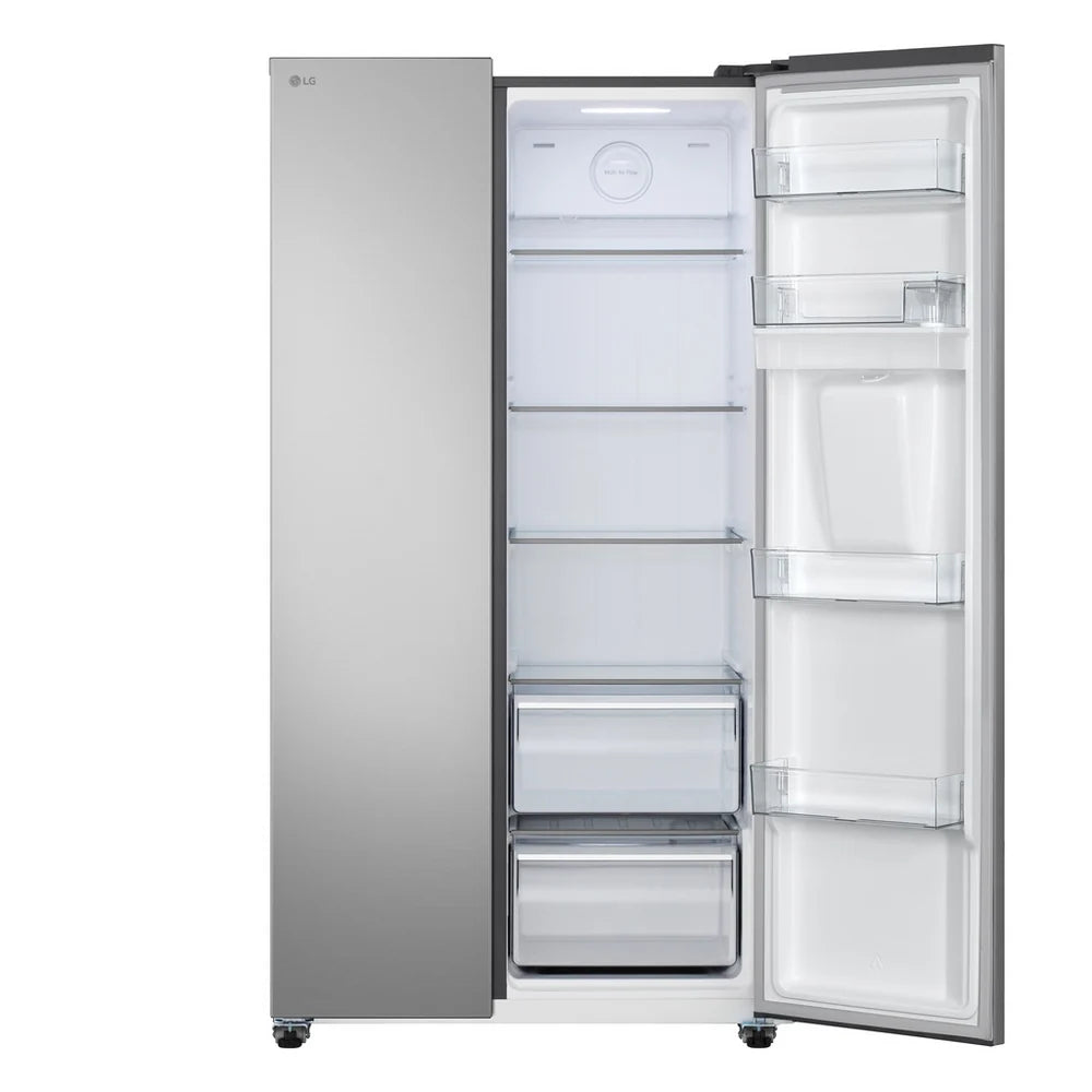 LG GSFC31PYPE Frost Free American Fridge Freezer with Non Plumbed Water Dispenser - Prime Silver