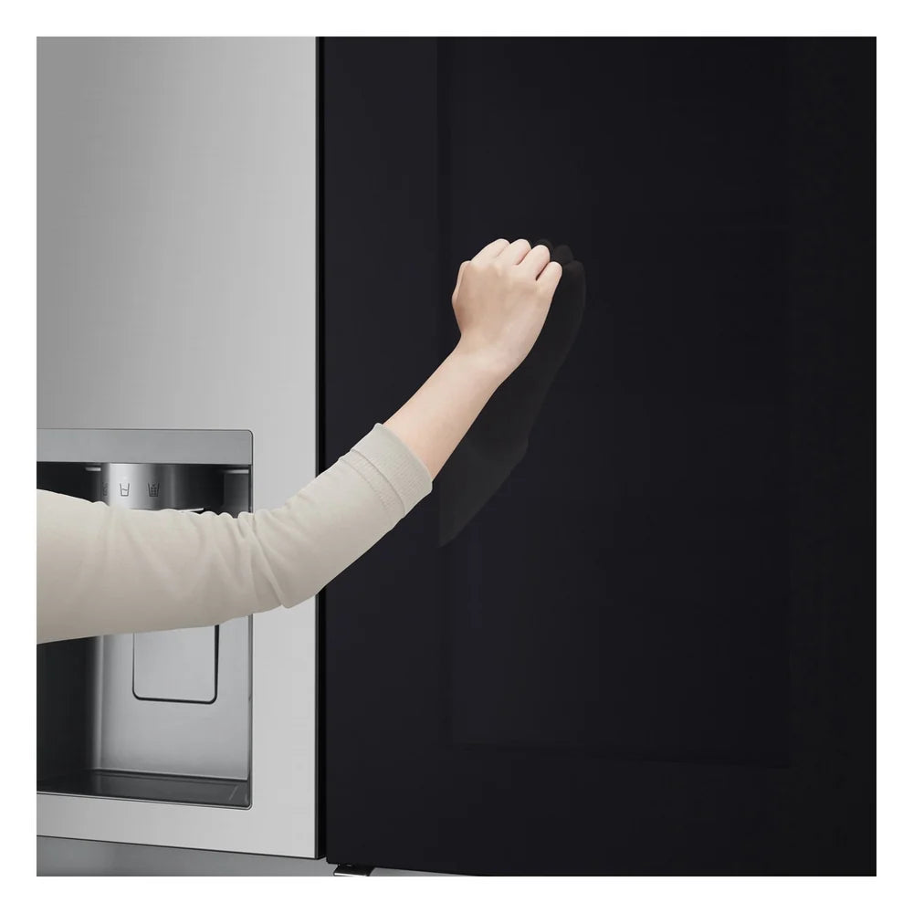 LG GSXE81PYBE 628L InstaView with Ice and Water Non-Plumbed American Fridge Freezer - Silver
