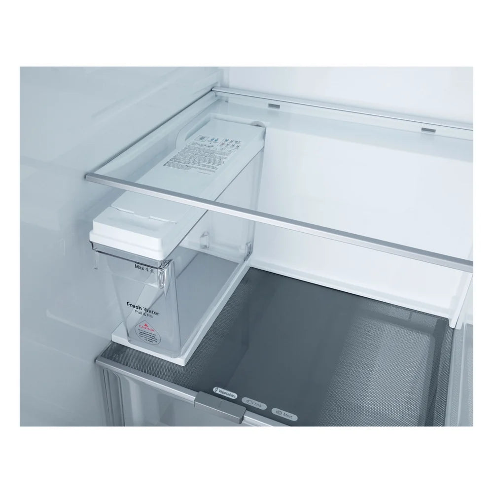 LG GSXE81PYBE 628L InstaView with Ice and Water Non-Plumbed American Fridge Freezer - Silver