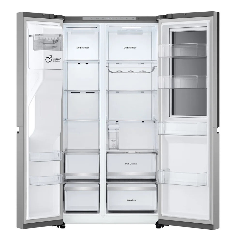 LG GSXE81PYBE 628L InstaView with Ice and Water Non-Plumbed American Fridge Freezer - Silver