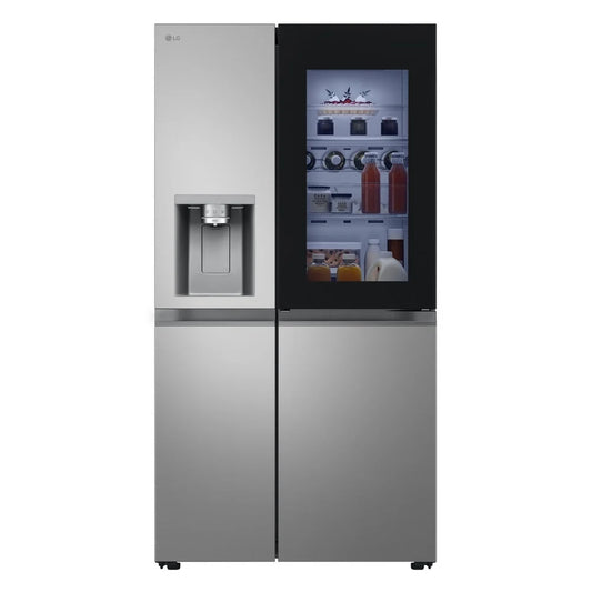 LG GSXE81PYBE 628L InstaView with Ice and Water Non-Plumbed American Fridge Freezer - Silver