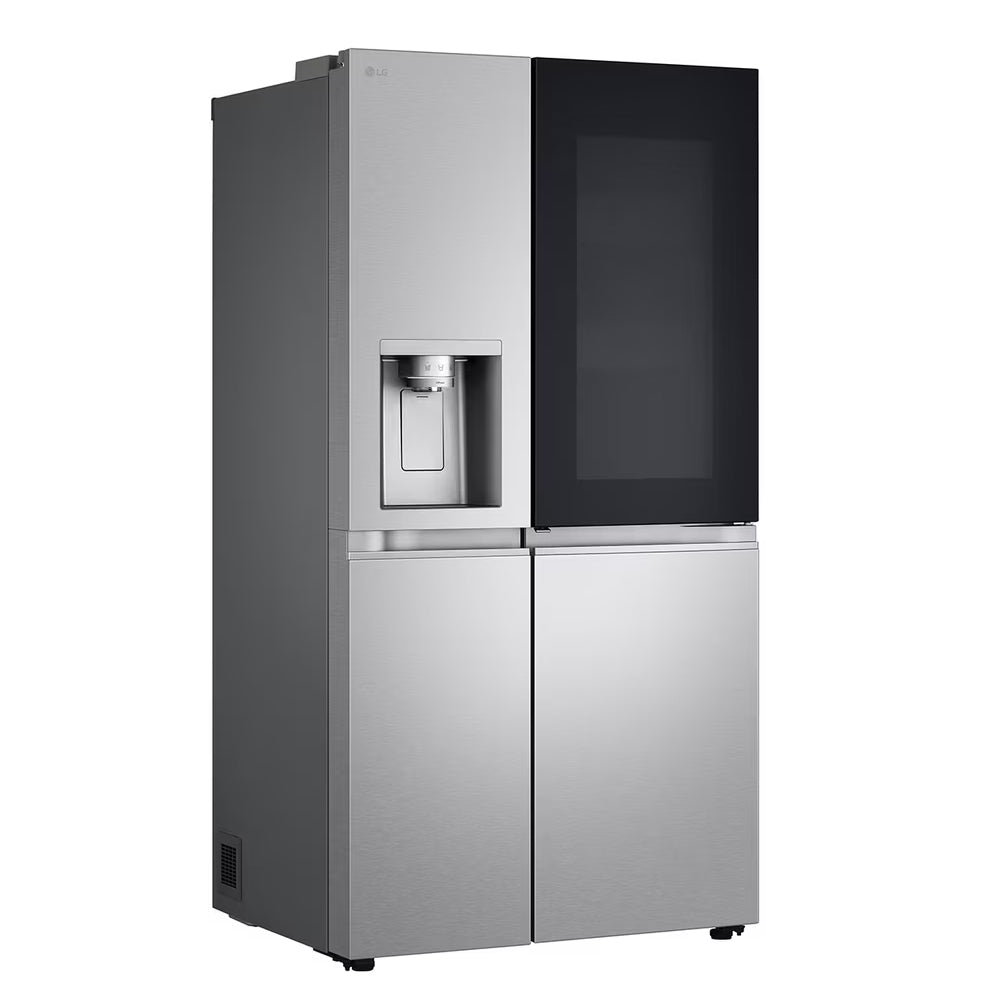 LG GSXE91BSAD 628L InstaView with Ice and Water Non-Plumbed American Fridge Freezer Brushed Steel