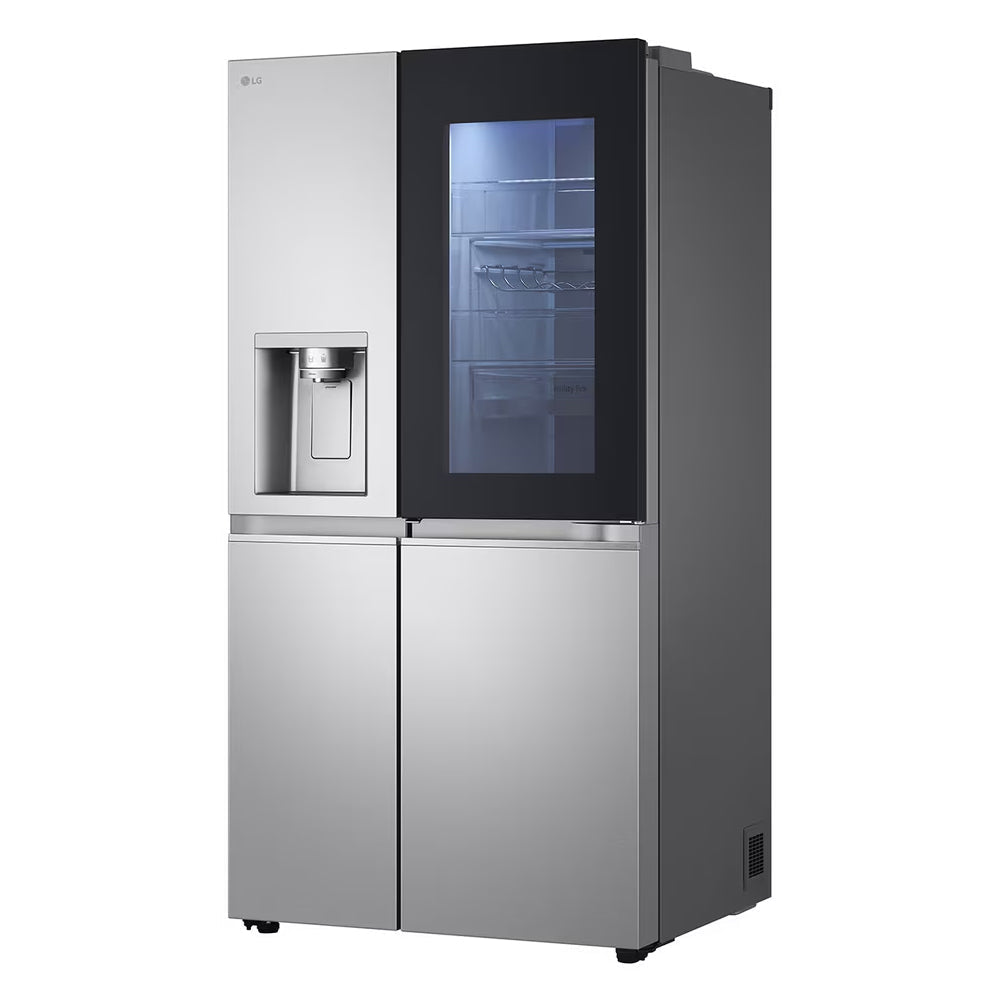 LG GSXE91BSAD 628L InstaView with Ice and Water Non-Plumbed American Fridge Freezer Brushed Steel