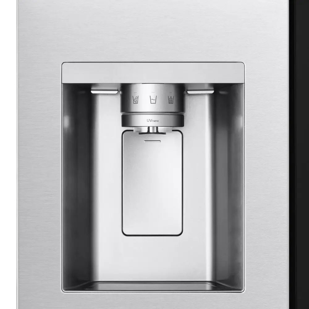 LG GSXE91BSAD 628L InstaView with Ice and Water Non-Plumbed American Fridge Freezer Brushed Steel