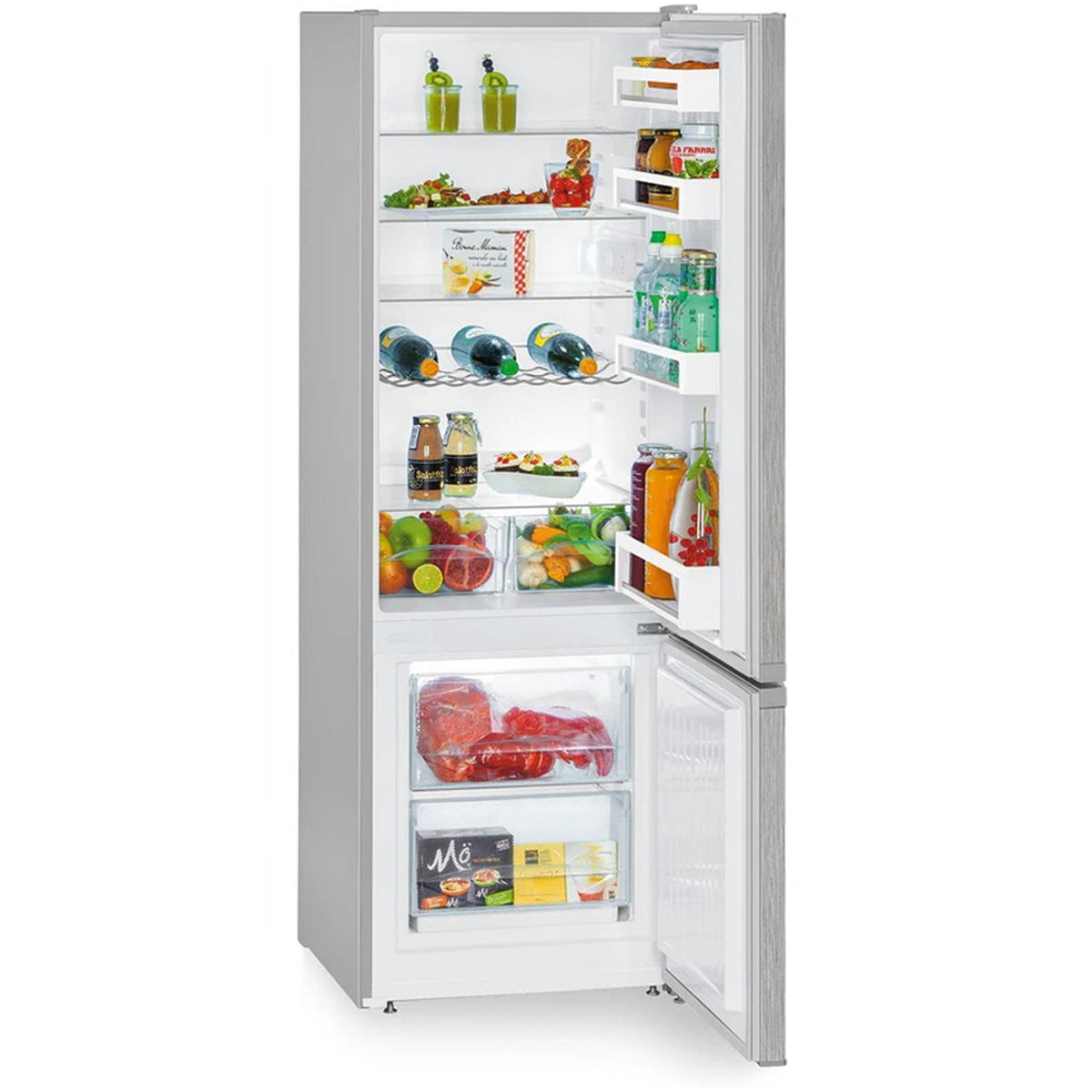 Liebherr CUELE2831 55cm 265L Smart Frost Freestanding Fridge Freezer Silver