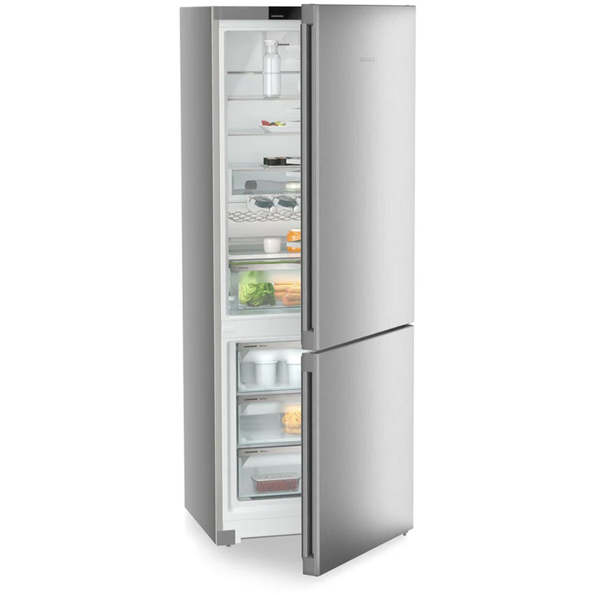 Liebherr Plus CNSFA7723 No Frost Easy Fresh Fridge Freezer Silver