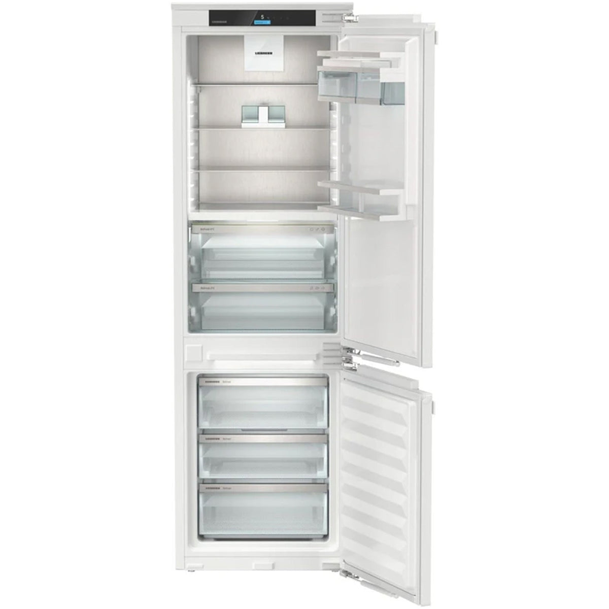 Liebherr Prime ICBNCI5153 178cm 245L Bio Fresh No Frost Built in Fully Integrated Fridge Freezer White