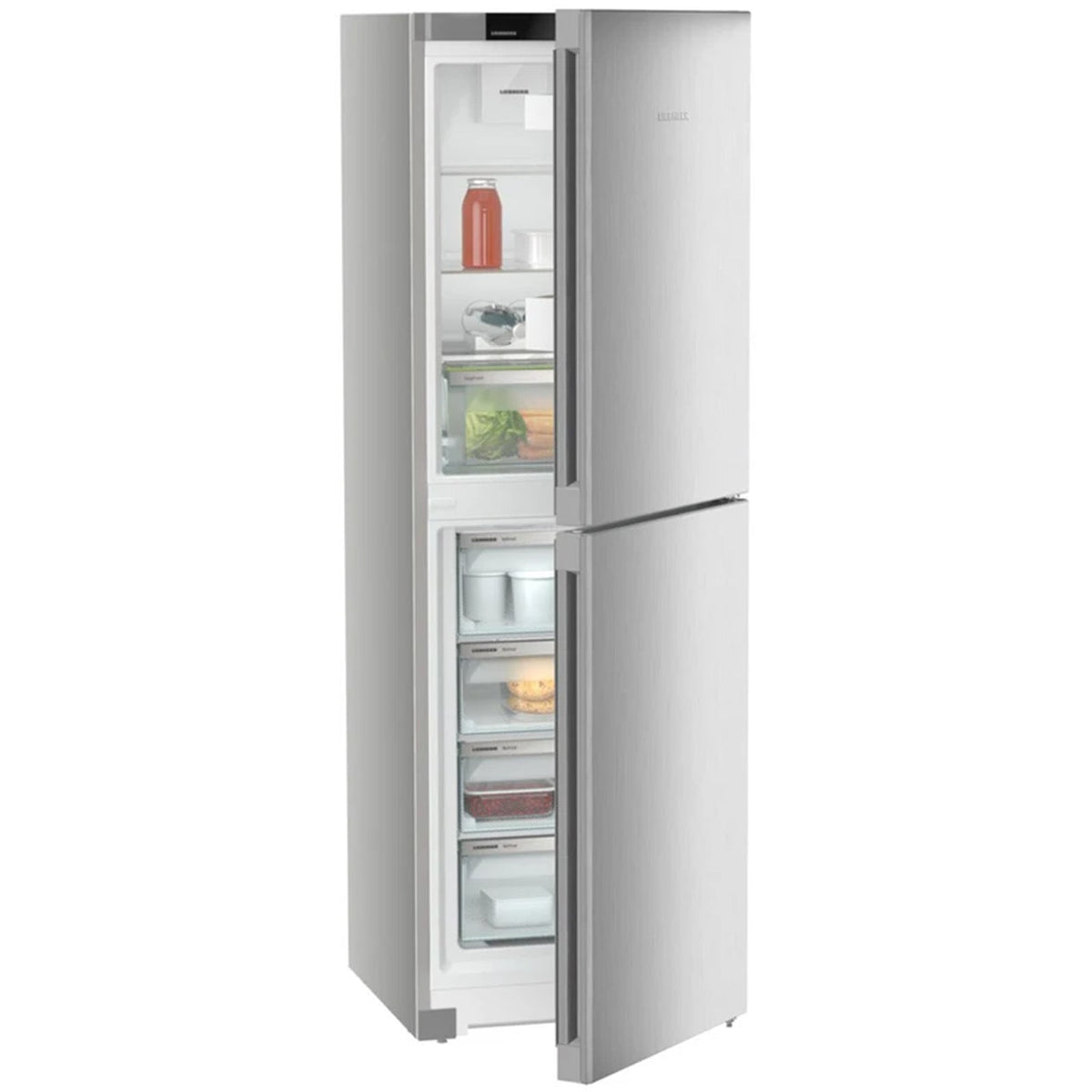 Liebherr Pure CNSFD5204 60cm 319L No Frost 50/50 Fridge Freezer Silver
