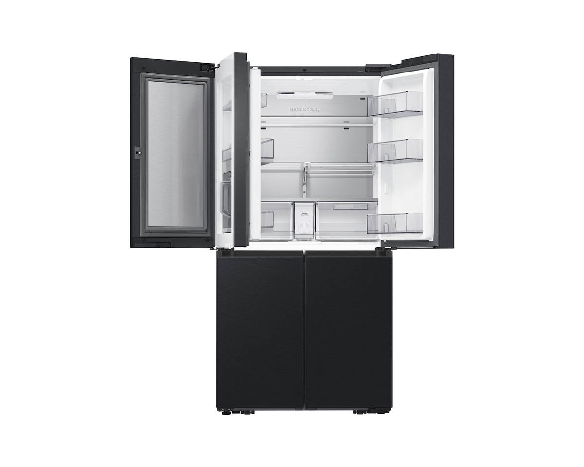 Samsung Bespoke AI RF65DG9H0EB1EU Family Hub 636L Total No Frost American Fridge Freezer Black
