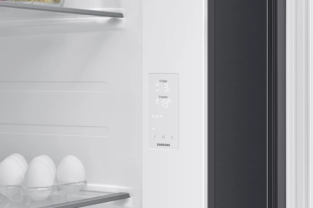 Samsung RS70F66KCFEU Bespoke AI Series 7 91cm Side by Side American Style Fridge Freezer in Black