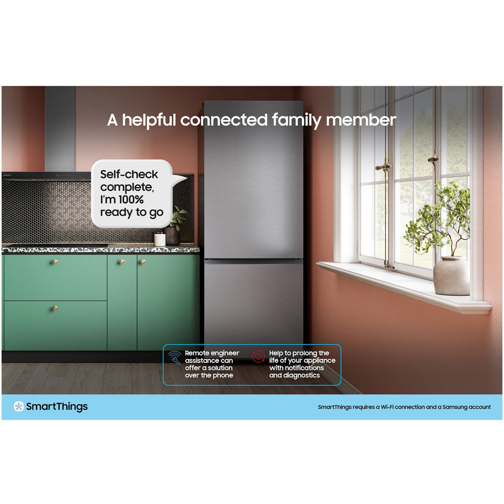 Samsung Series 6 RB34C600ESAEU SpaceMax 344L Frost Free Smart Fridge Freezer Silver
